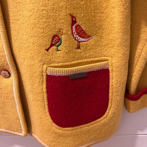 📍💛 Gaddy Collection 100% wool cardigan – Size L - Picture 9 of 11